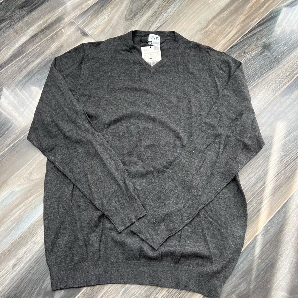 zara mens sweater size large